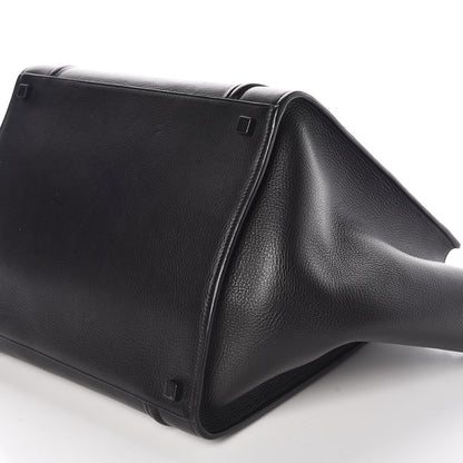 Celine Supple Calfskin Medium Phantom Luggage Black 6 of 10