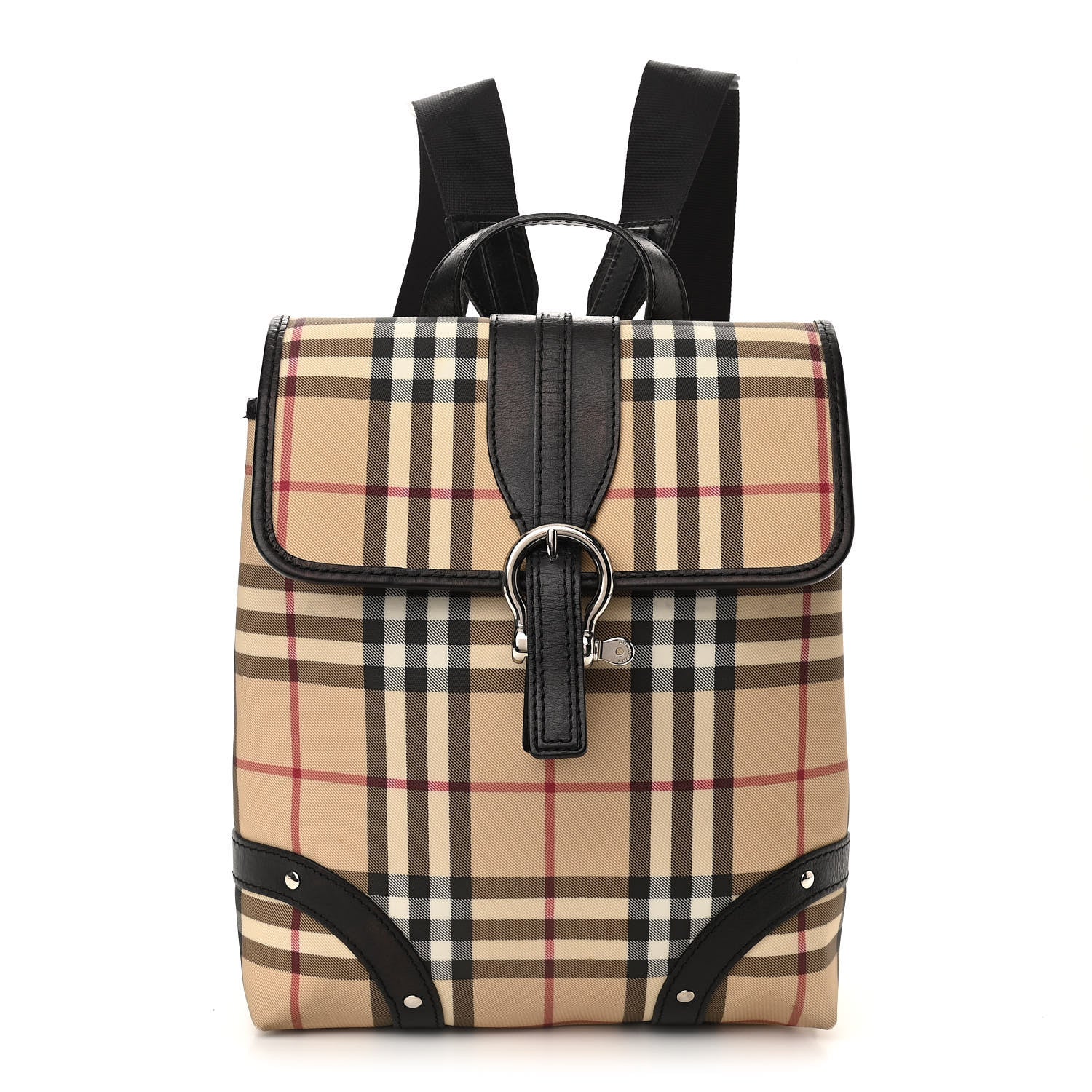 Burberry House Check Backpack Black 1 of 10