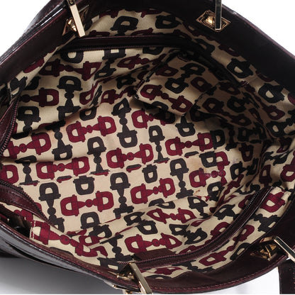 Gucci Guccissima Large Punch Tote Chocolate Brown 5 of 7