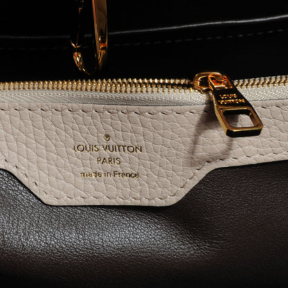 Louis Vuitton Taurillon Capucines MM Galet 8 of 10