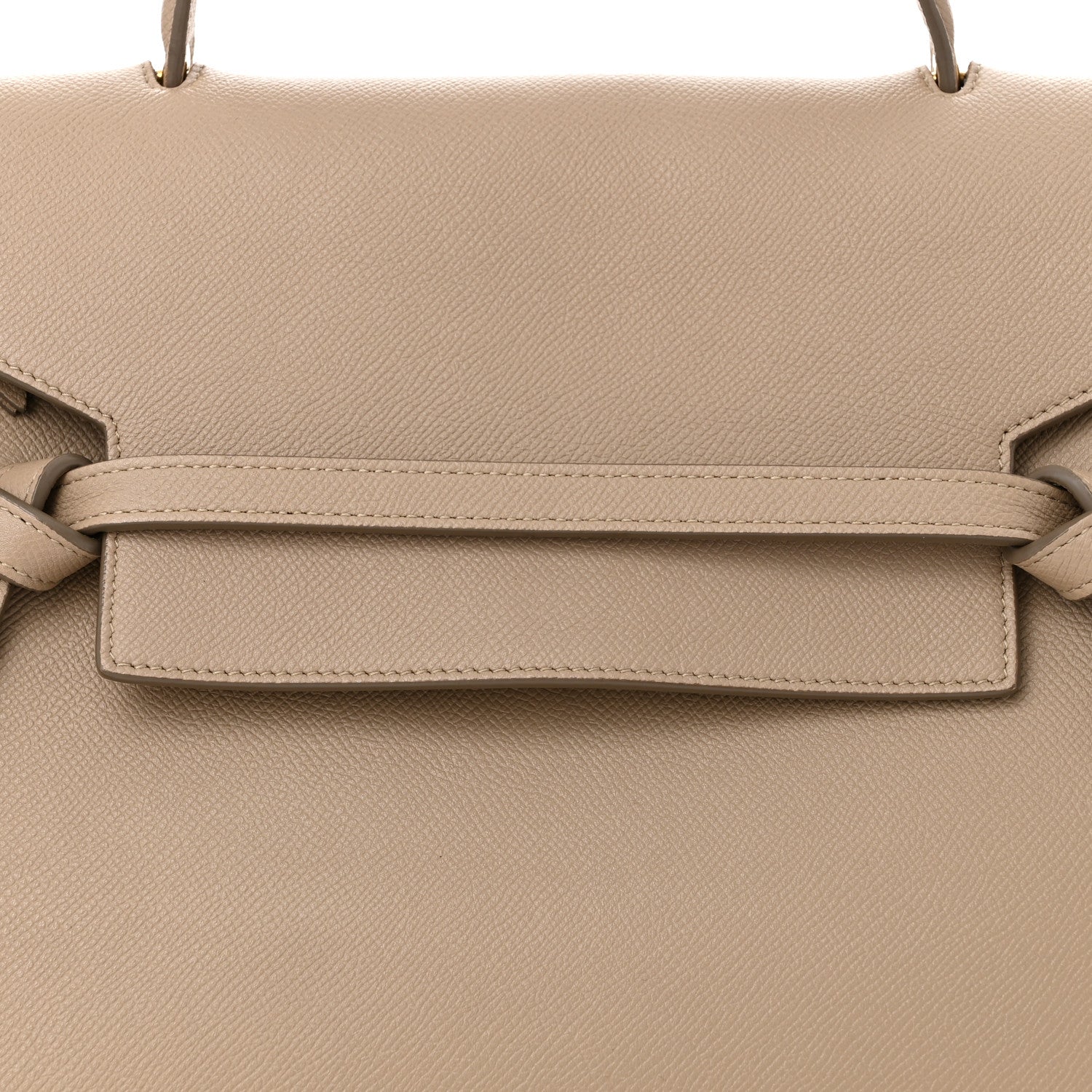 Celine Grained Calfskin Mini Belt Bag Light Taupe 9 of 13