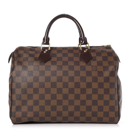 Louis Vuitton Damier Ebene Speedy 30 1 of 15