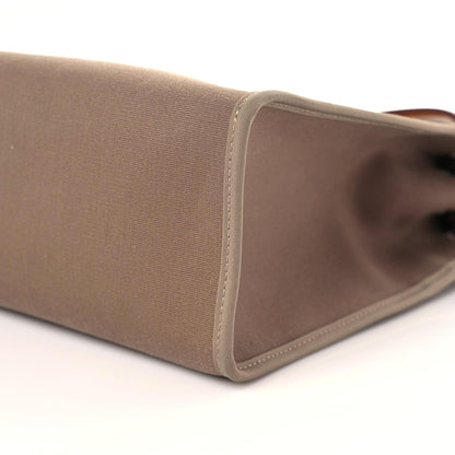 Hermes Vache Hunter Toile Herbag Zip 31 PM Etoupe Dune Fauve 8 of 13