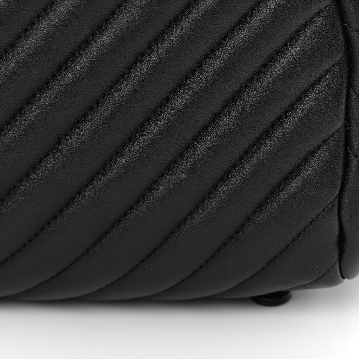 Chanel Calfskin Chevron Quilted Large Urban Spirit Backpack Black 11 of 13