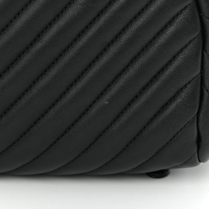 Chanel Calfskin Chevron Quilted Large Urban Spirit Backpack Black 11 of 13