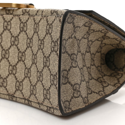 Balenciaga X GUCCI GG Supreme Monogram Small Hourglass Top Handle Bag Beige Ebony 8 of 8