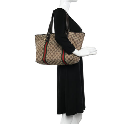 Gucci Monogram Large Jolicoeur Tote Brown 2 of 10