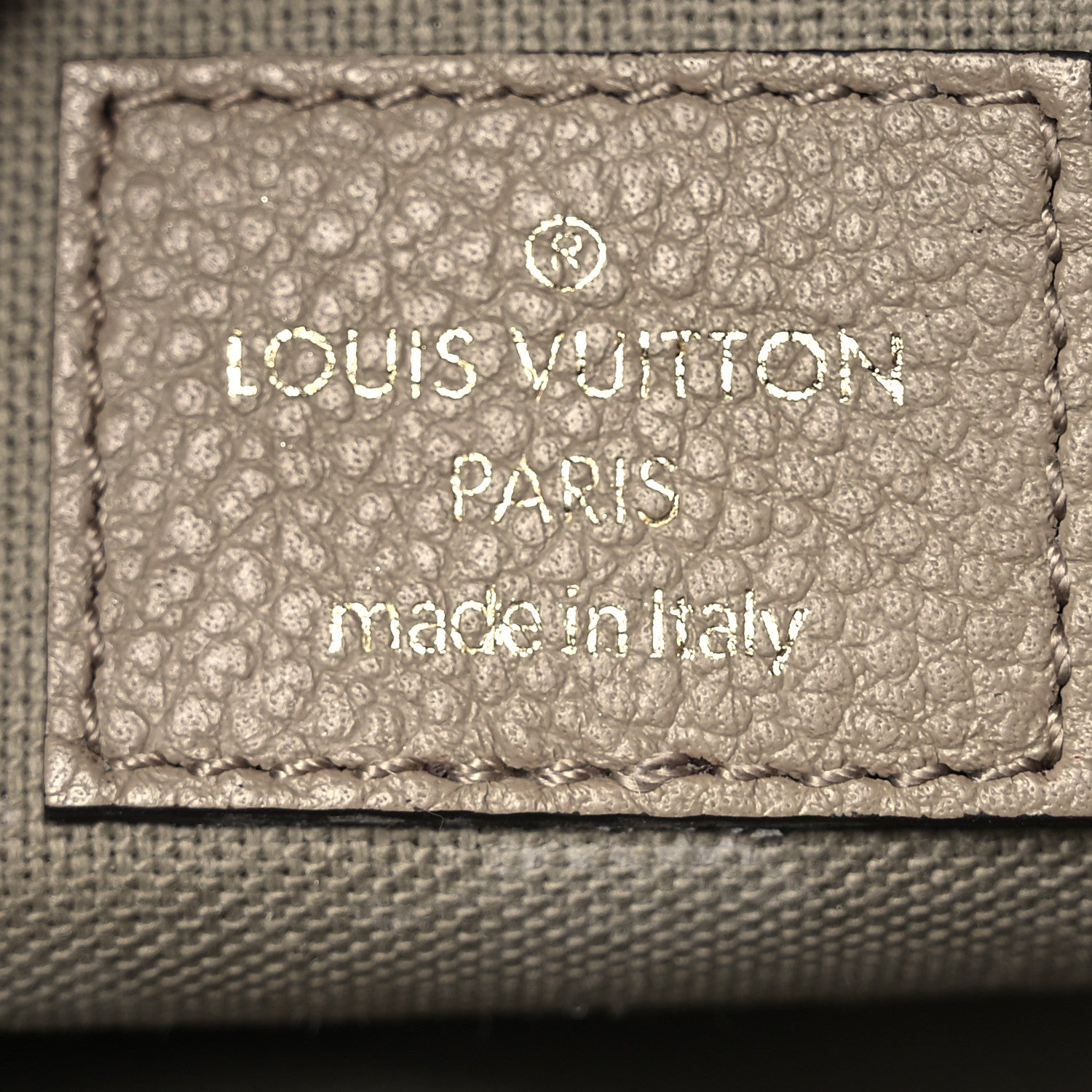 Louis Vuitton Empreinte Monogram Giant Felicie Pochette Tourterelle Creme 8 of 14