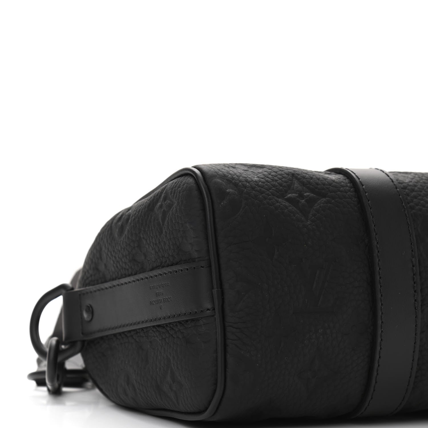 Louis Vuitton Monogram Taurillon Keepall Bandouliere 25 Black 8 of 10
