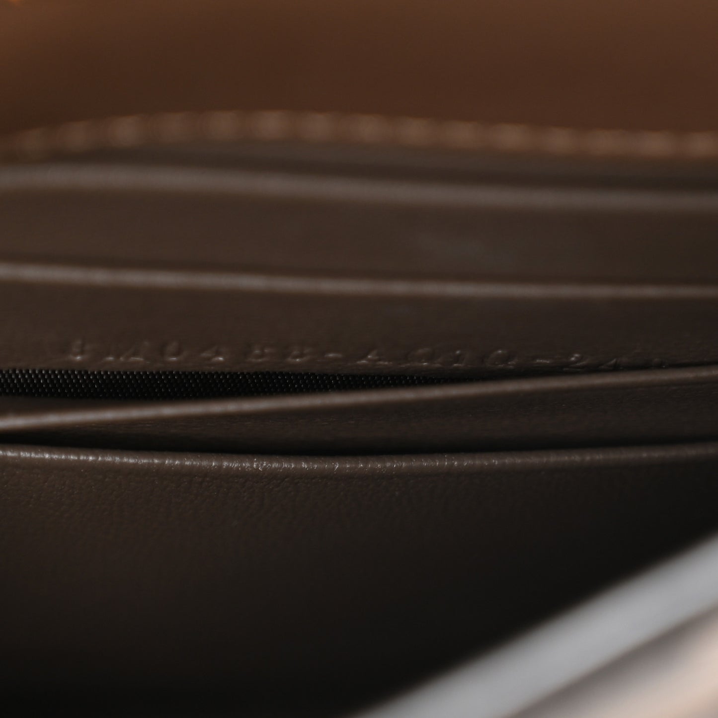 Vitello Ceylon Bi-Color FF 1974 Embossed FF Diamonds Chain Wallet Maya Black