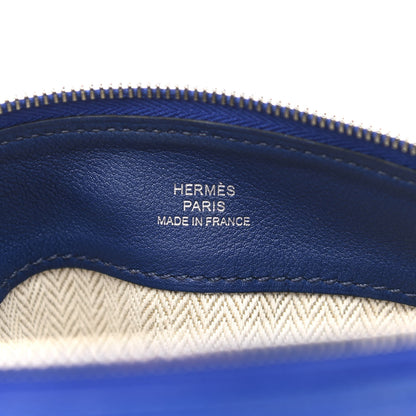 Hermes Lambskin Tohubohu Pouch PM Bleu Electrique Bleu Saphir 6 of 8