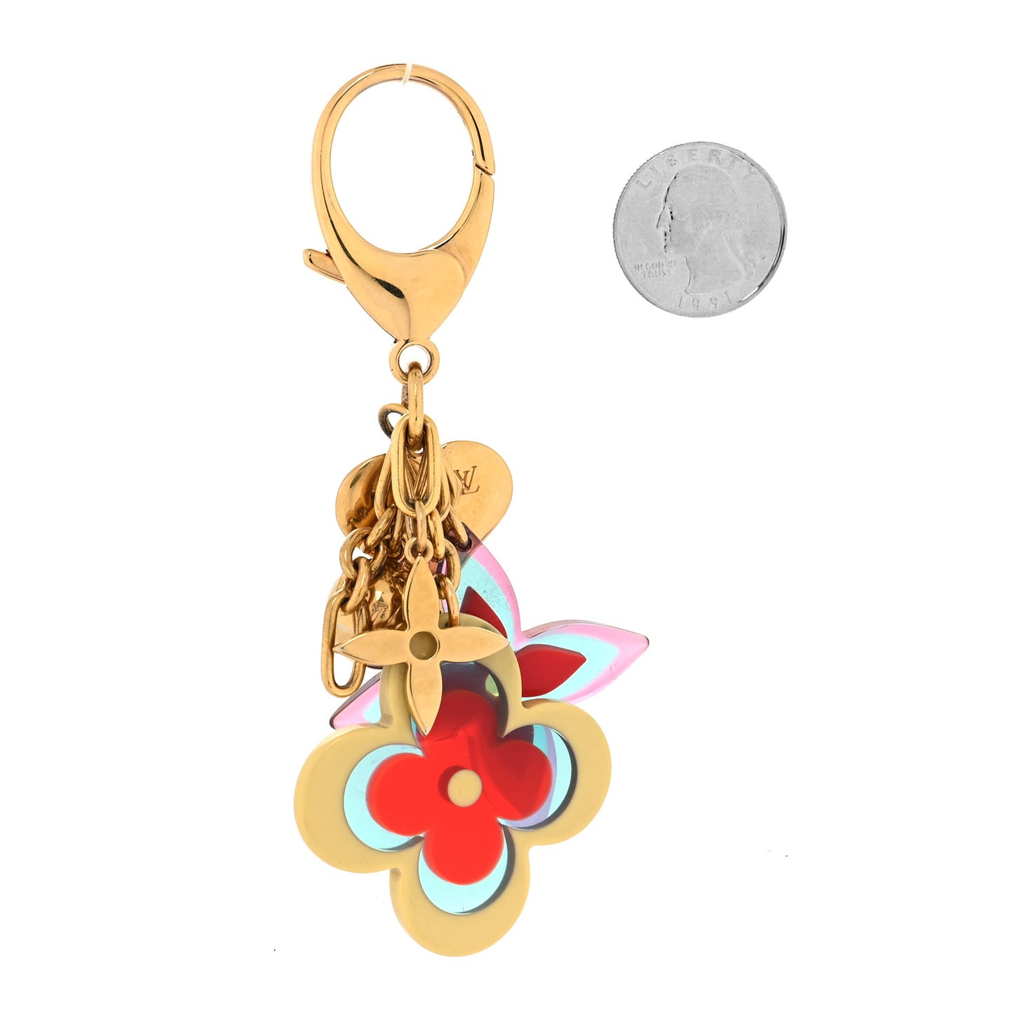 Resin Candy Fleurs Bag Charm Multicolor