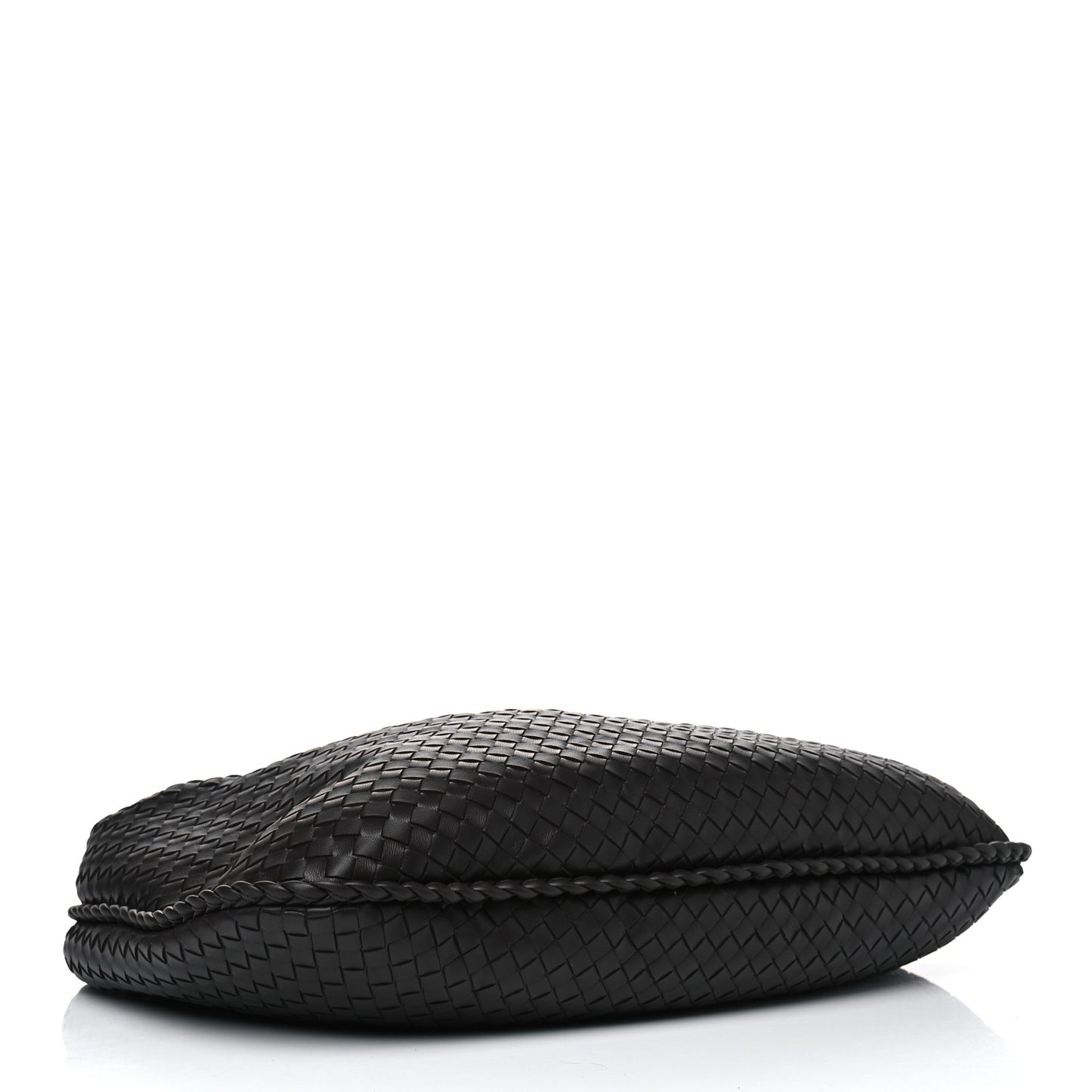 Nappa Intrecciato Large Veneta Hobo Ebano