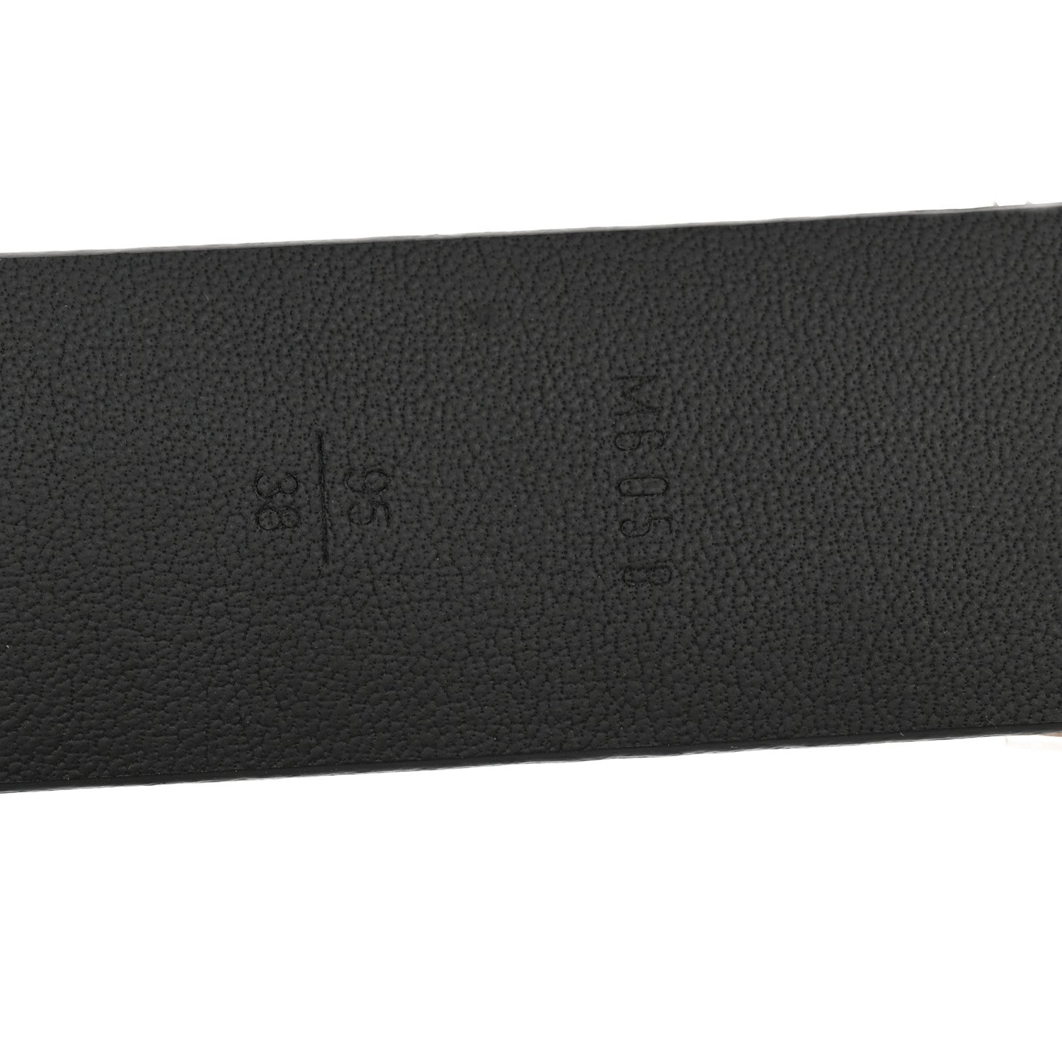 Louis Vuitton Calfskin 30mm Neogram LV Belt 95 38 Black 3 of 5