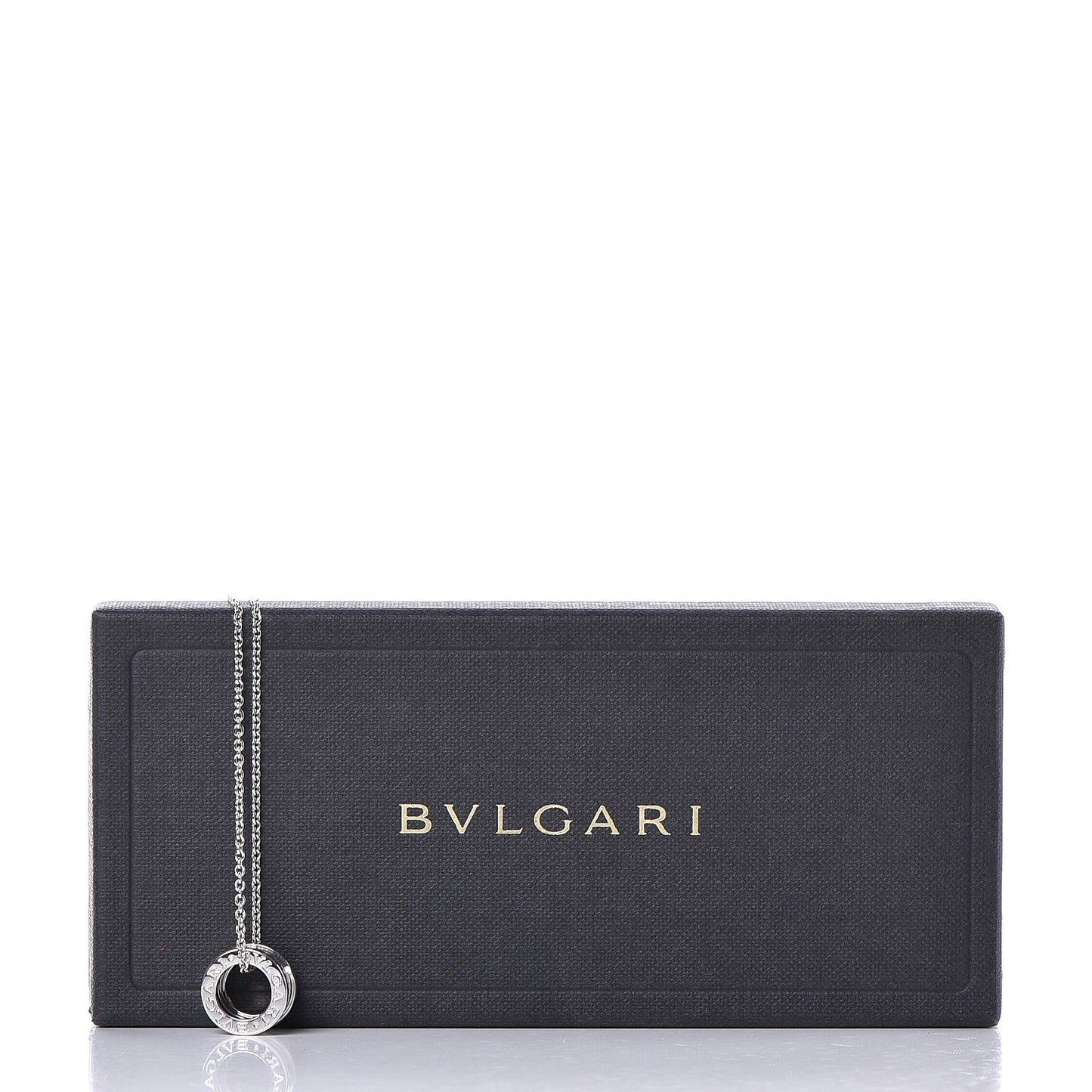 18K White Gold B.Zero1 Pendant Necklace