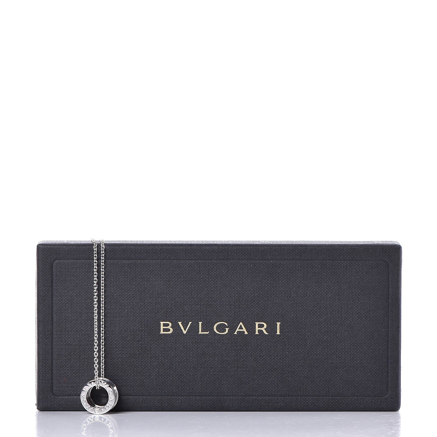 Bulgari 18K White Gold B.Zero1 Pendant Necklace 7 of 7