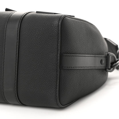 Louis Vuitton Grained Calfskin Aerogram City Keepall Black 9 of 9