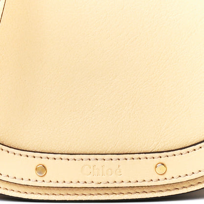 Chloe Calfskin Suede Small Nile Bracelet Bag Subtle Yellow 10 of 13