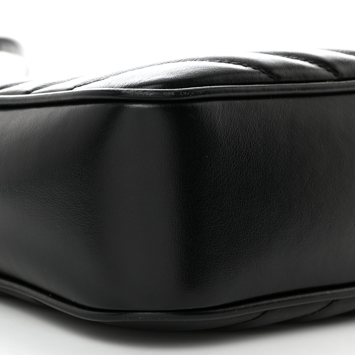 Calfskin Matelasse Monogram Monochrome Lou Camera Bag Black
