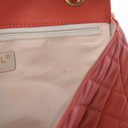 Chanel Lambskin Quilted Medium Cruise Charm Flap Red 8 of 10