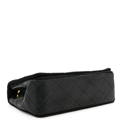 Chanel Jersey Calfskin Quilted Mini Single Flap Bag Black 4 of 10