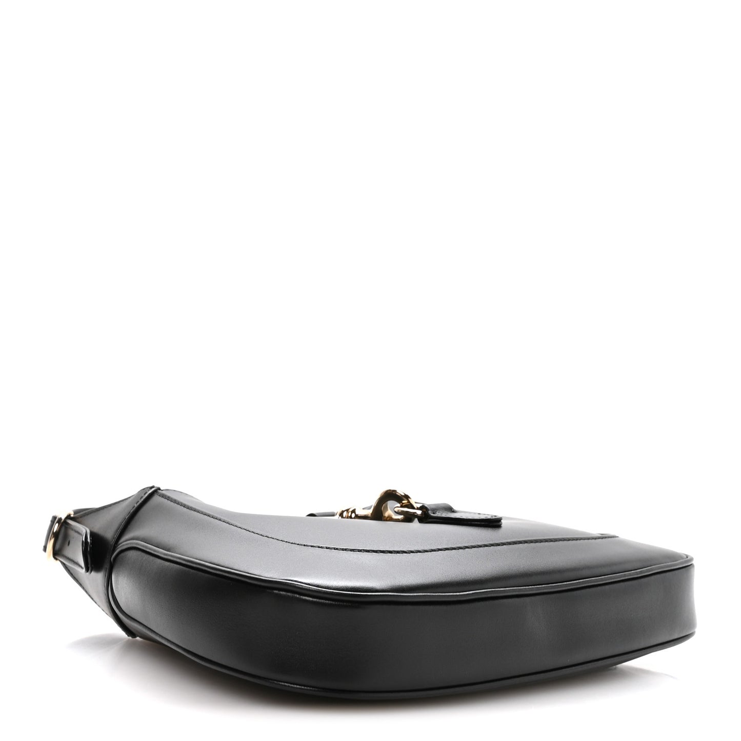 Calfskin Small Jackie Shoulder Bag Black