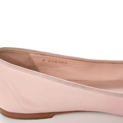 Chanel Lambskin Patent Cap Toe CC Ballerina Flats 40 Rose Clair 10 of 26