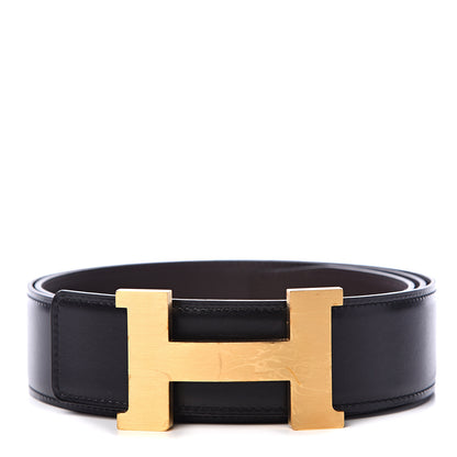 Hermes Box Chamonix 32mm H Belt 110 Black Chocolate 1 of 9