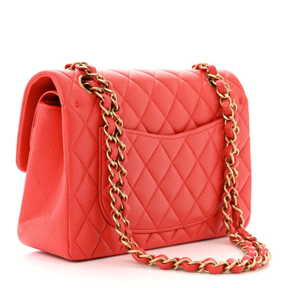 Chanel Lambskin Quilted Small Double Flap Red 3 of 10