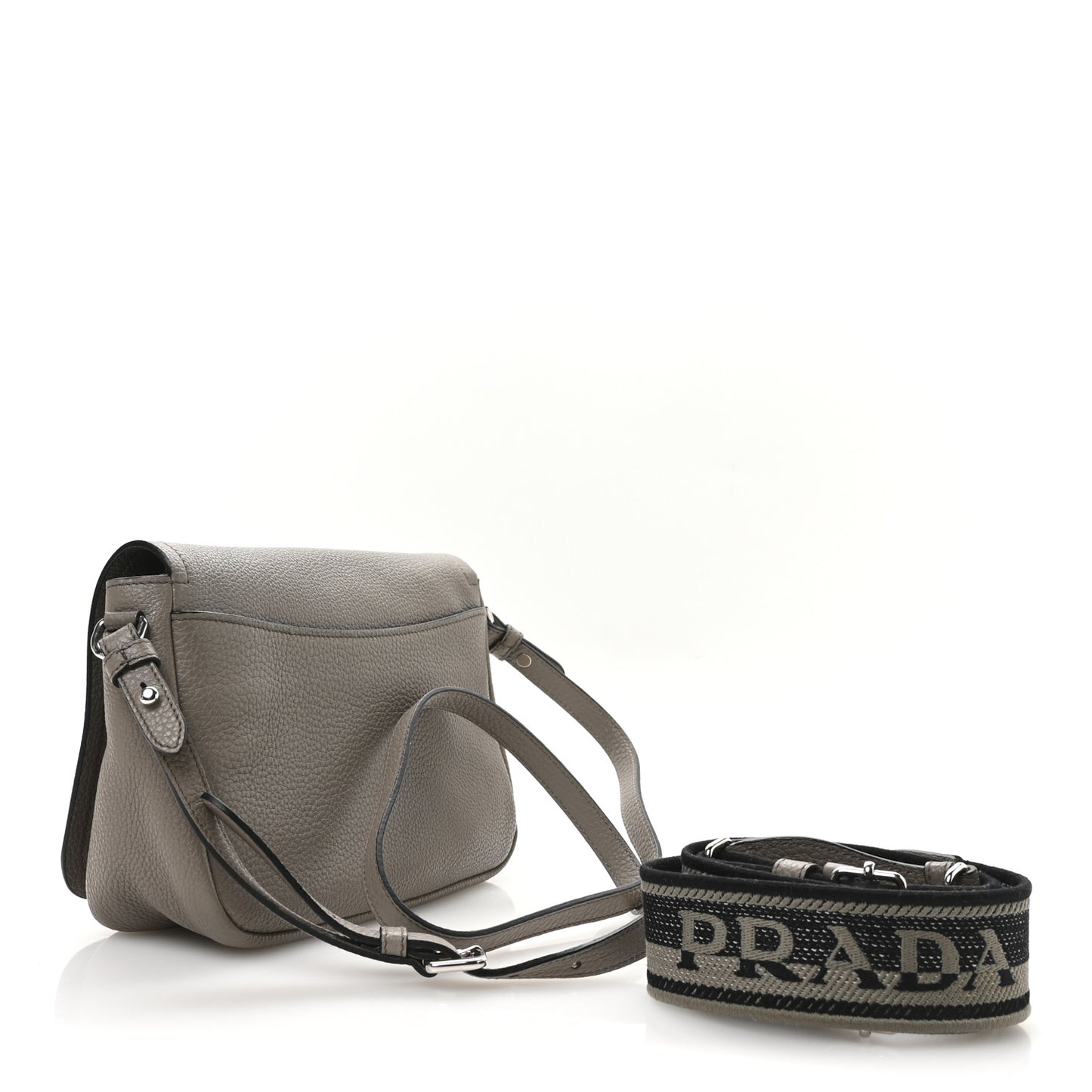 Vitello Daino Soft Flap Crossbody Argilla