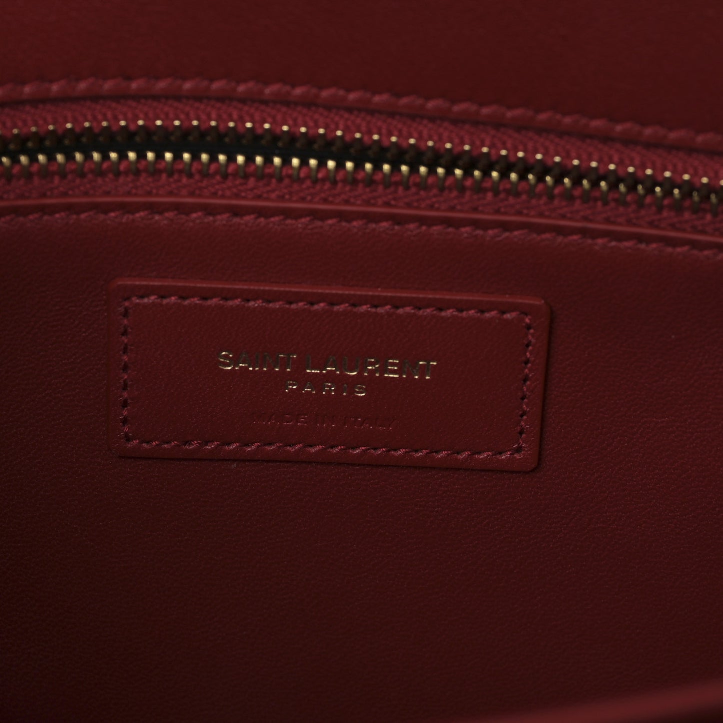 Smooth Calfskin Le Maillon Satchel Rouge Eros