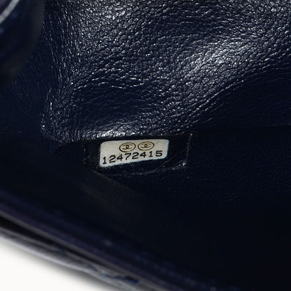 Chanel Lambskin Medium Double Flap Navy 8 of 8