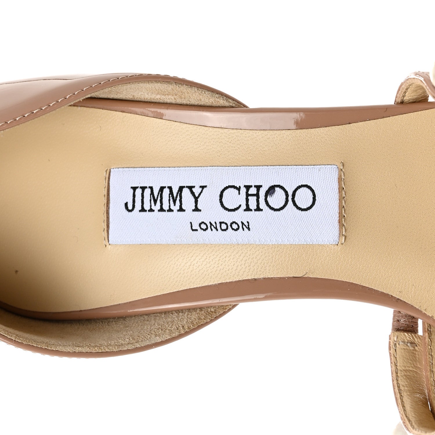 Jimmy Choo Patent Pearl Embellished Aurelie 65 Pumps 39.5 Ballet Pink 6 of 8