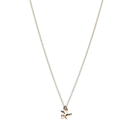 Tiffany 18K Rose Gold Diamond Paloma Picasso Olive Leaf Pendant Necklace 1 of 7