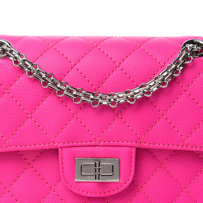 Chanel Goatskin Quilted 2.55 Reissue Mini Flap Fluorescent Pink 10 of 11