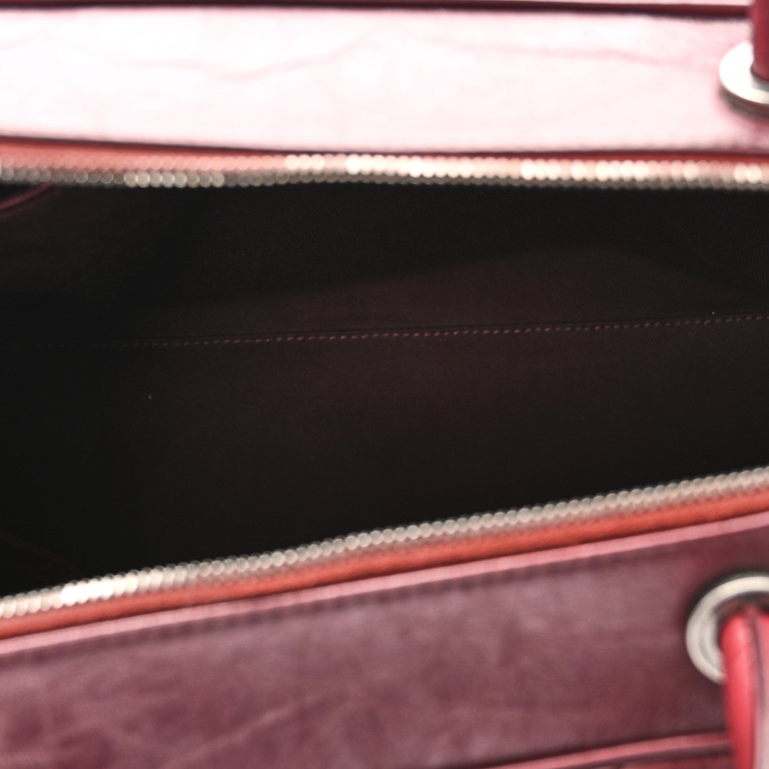 Chanel Aged Calfskin Small Bowling Bag Burgundy 5 of 11