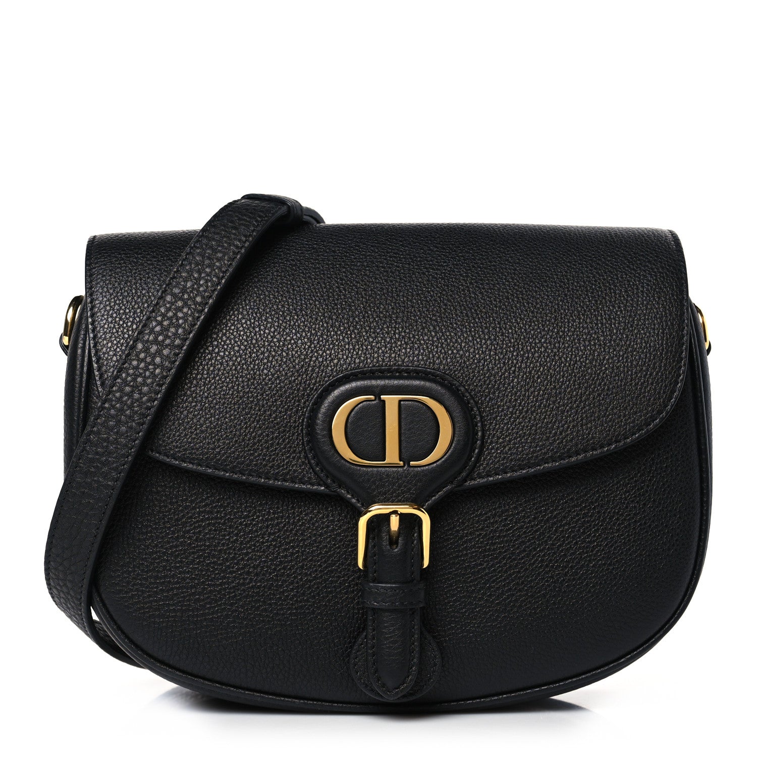 Christian Dior Grained Calfskin Medium Bobby Flap Black 1 of 9