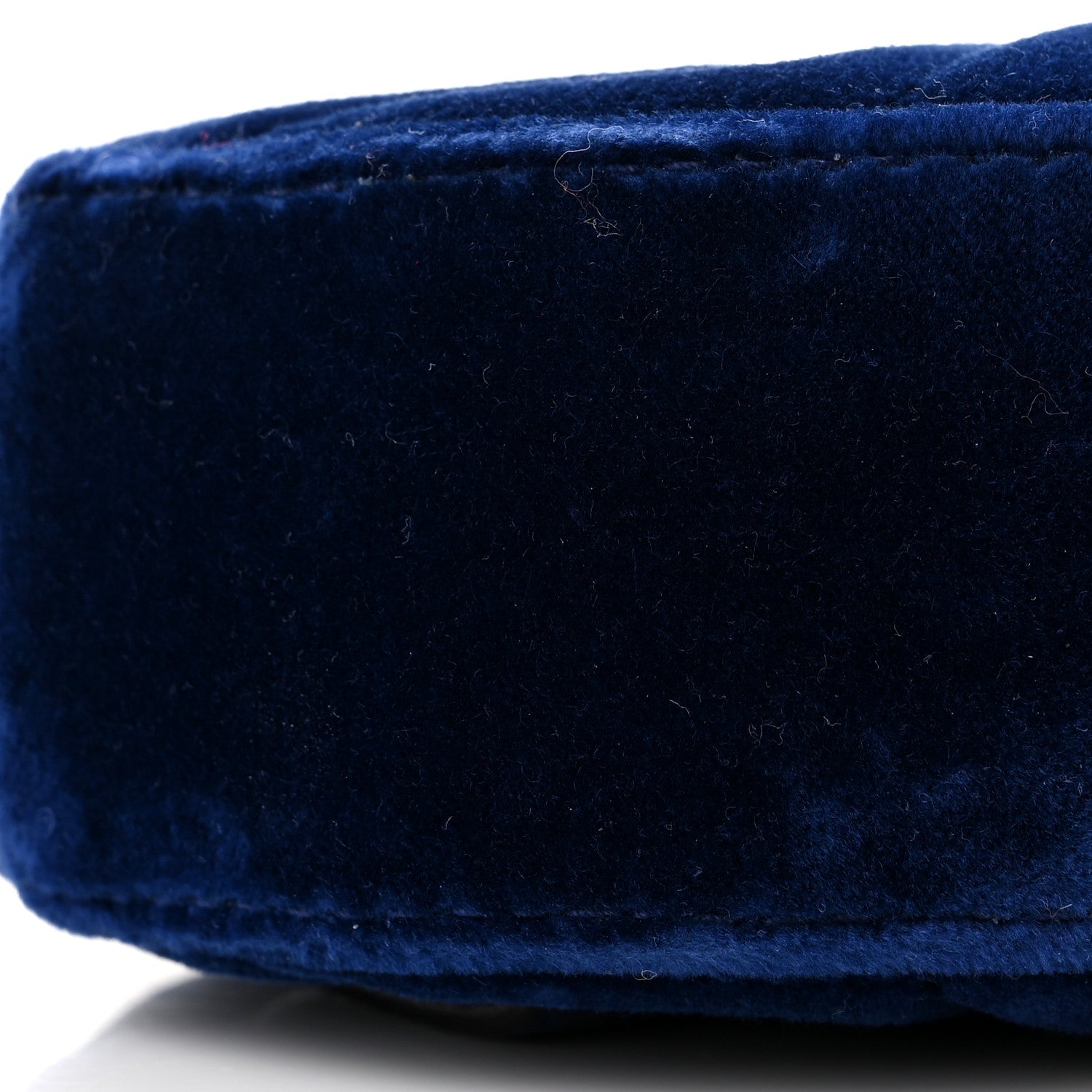 Gucci Velvet Matelasse GG Marmont Belt Bag 75 30 Cobalt Blue 10 of 11