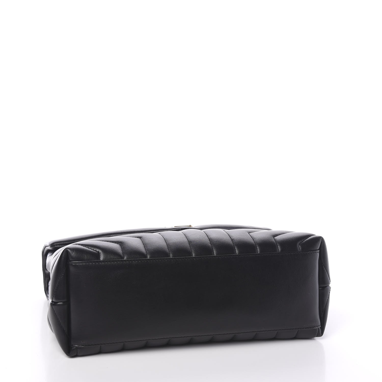 Saint Laurent Calfskin Y Quilted Monogram Medium Loulou Chain Satchel Black 3 of 9