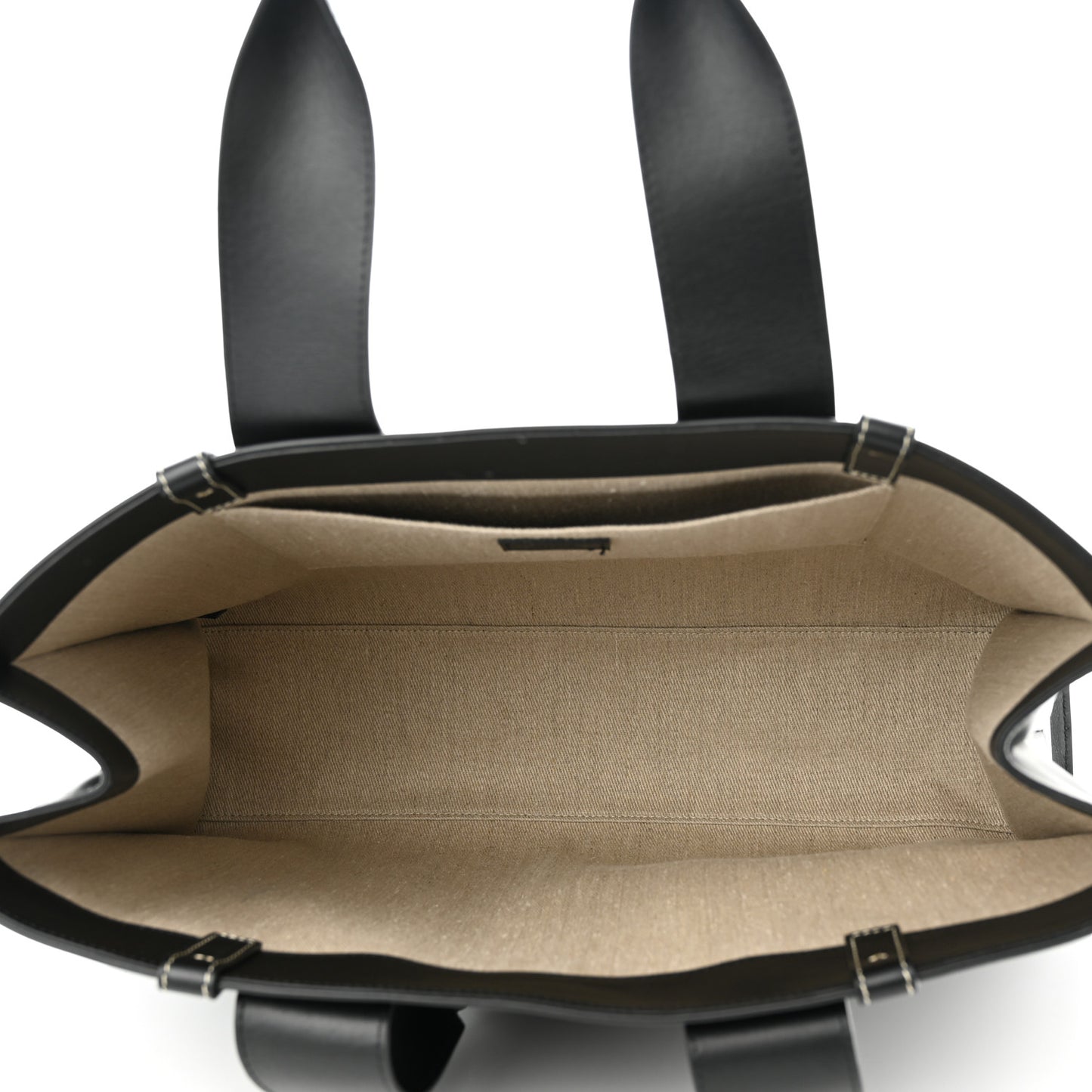 Calfskin Large Woody Tote Black