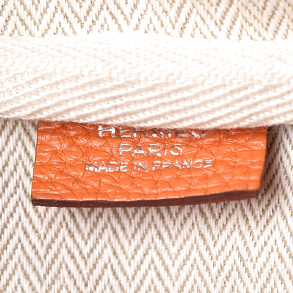 Hermes Taurillon Clemence Victoria II 35 Orange 6 of 12