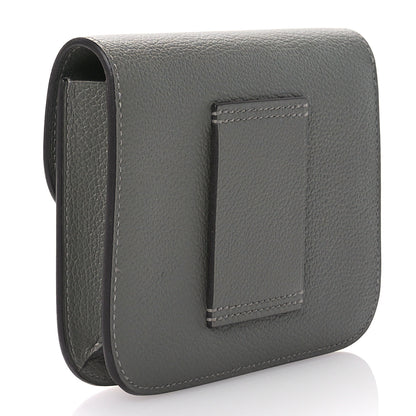 Hermes Evercolor Constance Slim Wallet Gris Meyer 4 of 9