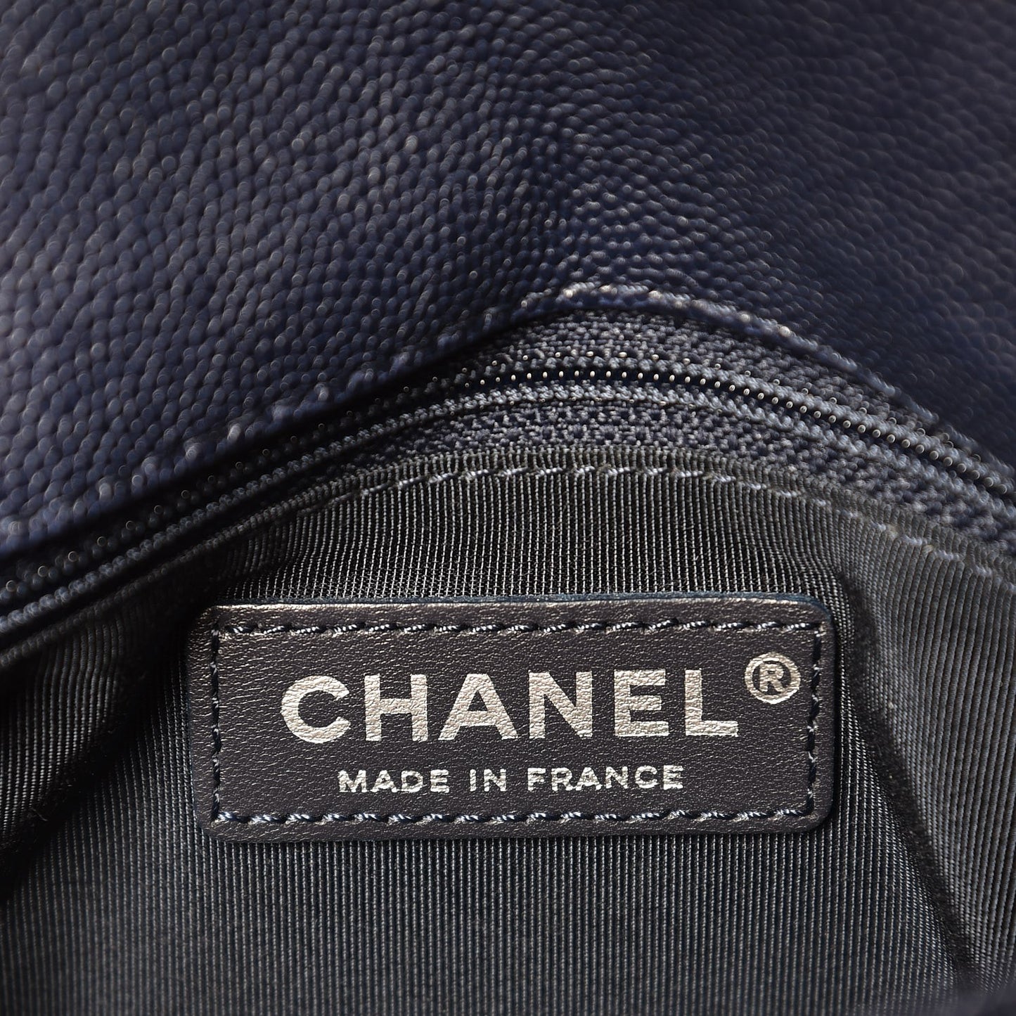 Caviar Quilted Medium Urban Companion Flap Navy