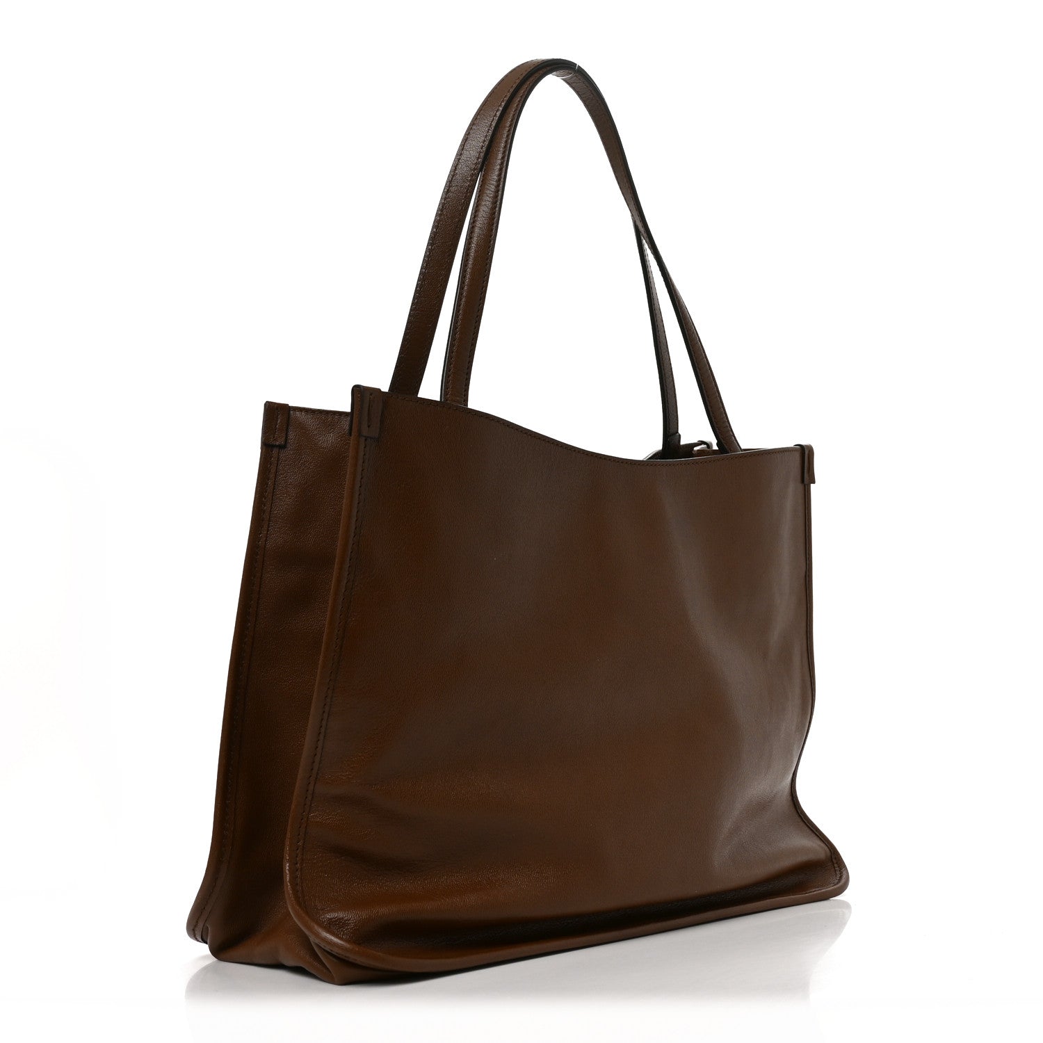 Gucci New Sakai Calfskin Lux Horsebit 1955 Tote Bag Brown Sugar 3 of 10