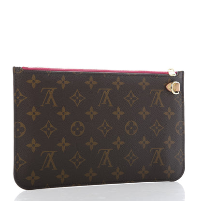 Louis Vuitton Monogram Neverfull MM GM Pochette Pivoine 3 of 7