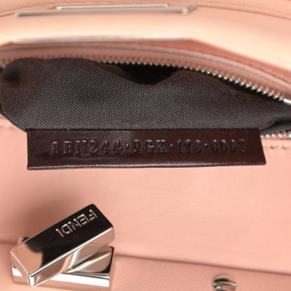 Fendi Nappa Rosebud Mini Peekaboo Iconic Satchel Baby Pink 8 of 26