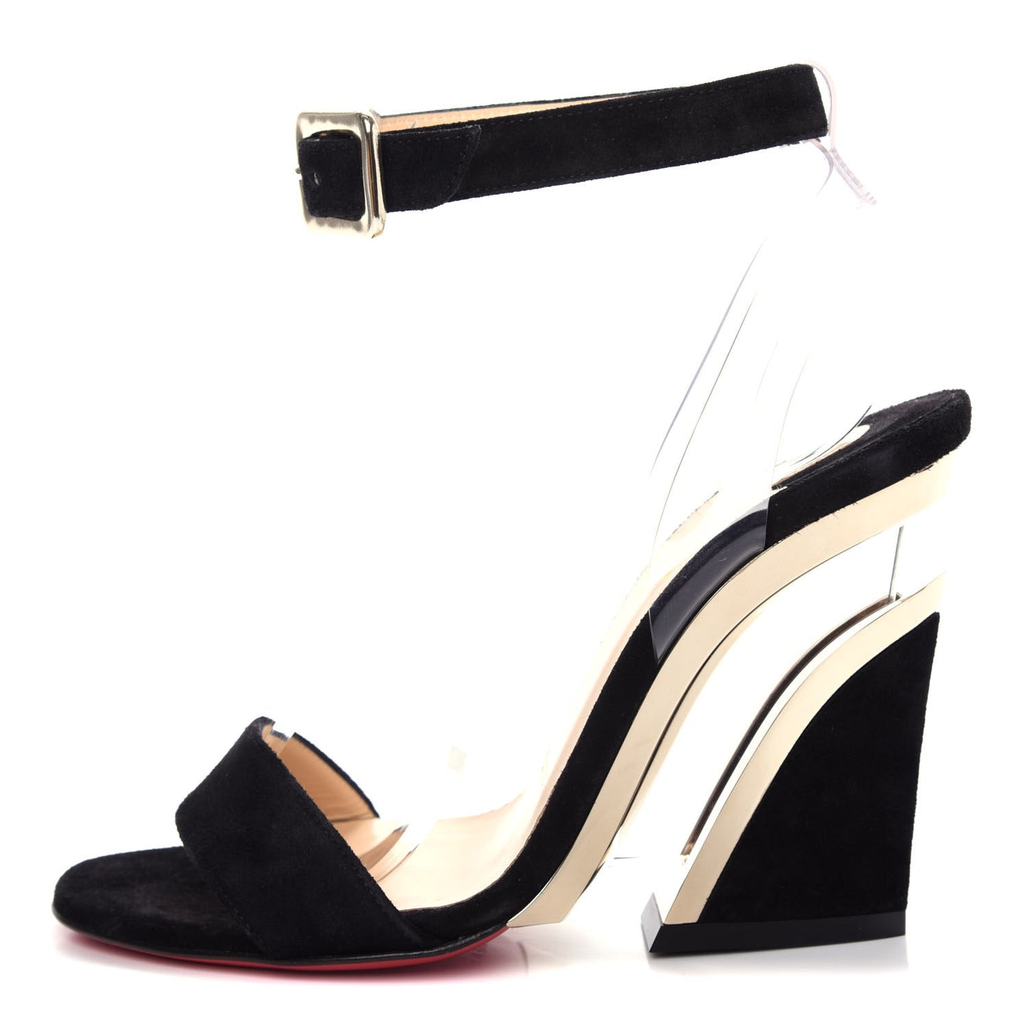 Veau Velours PVC Levitallo 100 Sandals 35 Black