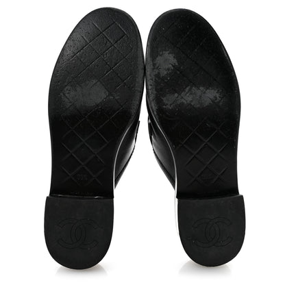 Chanel Lambskin Quilted CC Turnlock Mules 39.5 Black 6 of 11