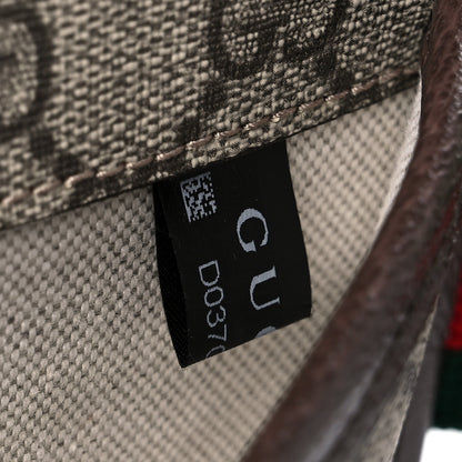 Gucci GG Supreme Monogram Neo Vintage Web Belt Bag Brown 8 of 12