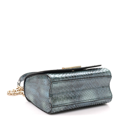 Louis Vuitton Snakeskin Twist Shoulder Bag PM Blue Multicolor 5 of 11